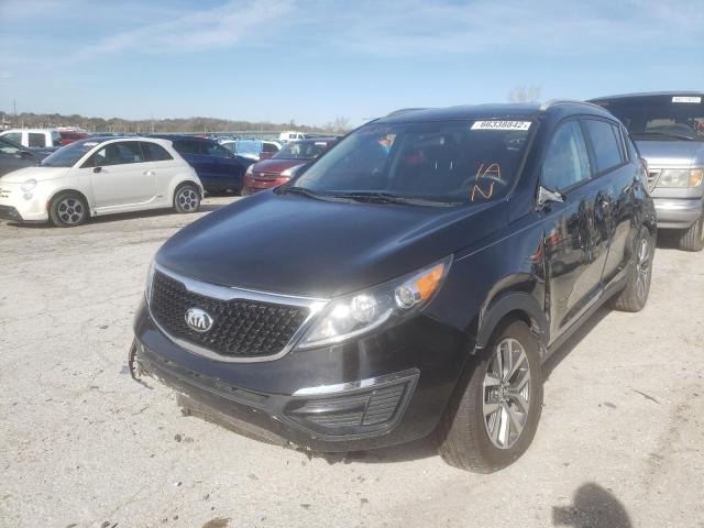 KNDPB3ACXE7616189 - 2014 KIA SPORTAGE B BLACK photo 9