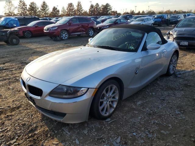 4USBU33596LW69732 - 2006 BMW Z4 3.0 SILVER photo 2