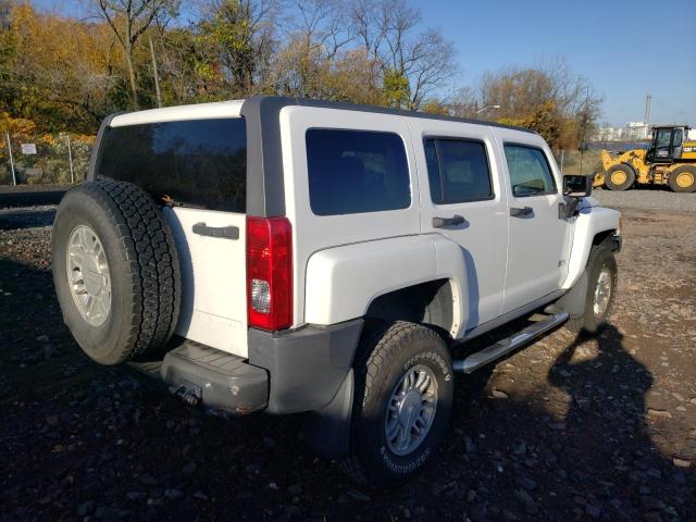 5GTEN13E698107355 - 2009 HUMMER H3 WHITE photo 4