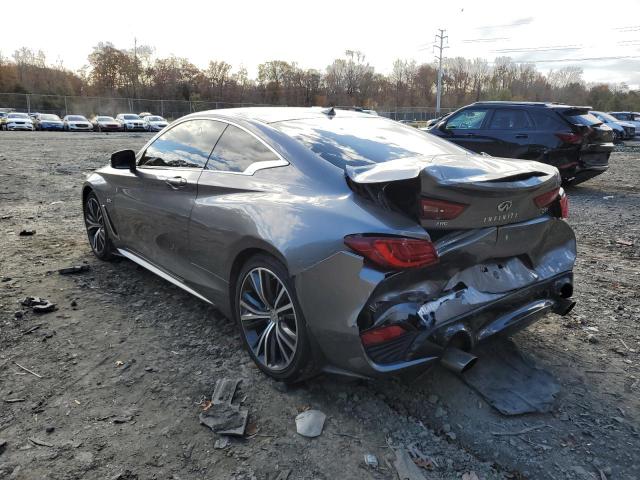 JN1EV7EL3JM391130 - 2018 INFINITI Q60 LUXE 3 GRAY photo 3