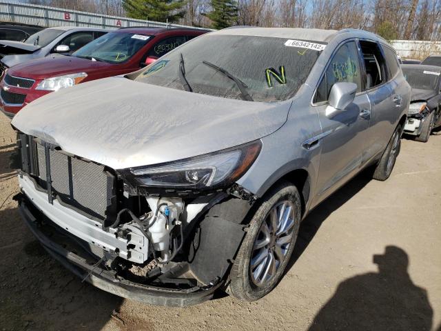 5GAEVBKW8MJ123793 - 2021 BUICK ENCLAVE PR SILVER photo 2