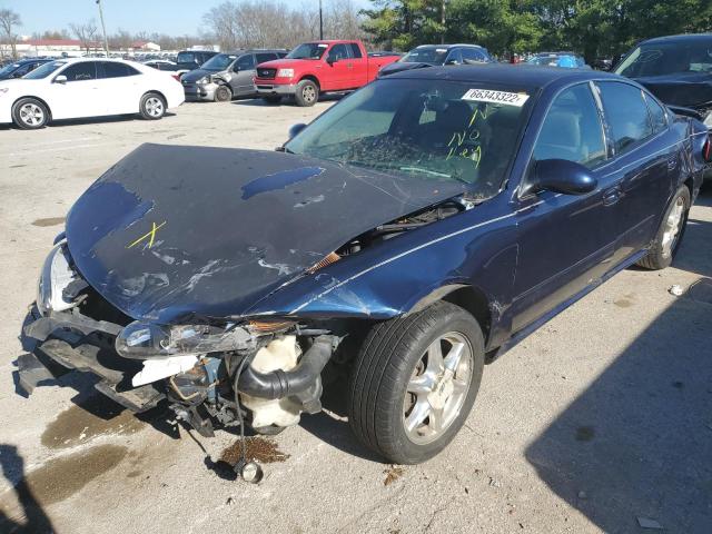 1G3NF52E4YC318336 - 2000 OLDSMOBILE ALERO GLS BLUE photo 2