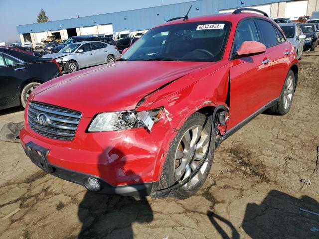 JNRBS08W43X001207 - 2003 INFINITI FX45 RED photo 2