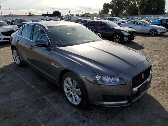 SAJBD4BV0HCY38585 - 2017 JAGUAR XF PREMIUM GRAY photo 1