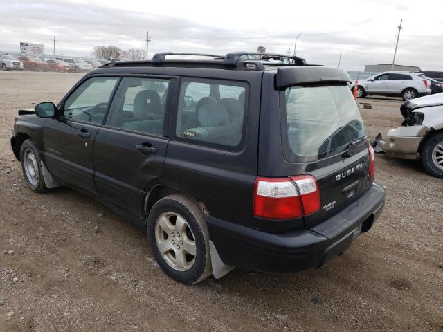 JF1SF65671H715700 - 2001 SUBARU FORESTER S შავი ფოტო 3