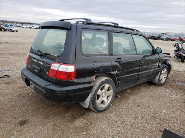 JF1SF65671H715700 - 2001 SUBARU FORESTER S შავი ფოტო 4