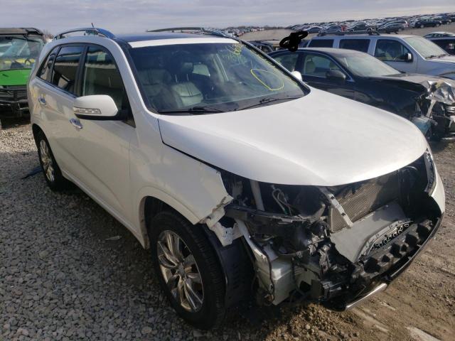 5XYKW4A20DG384487 - 2013 KIA SORENTO SX WHITE photo 1