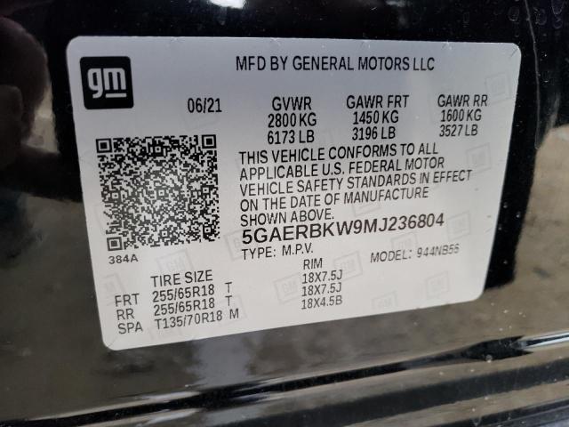 5GAERBKW9MJ236804 - 2021 BUICK ENCLAVE ES BLACK photo 14