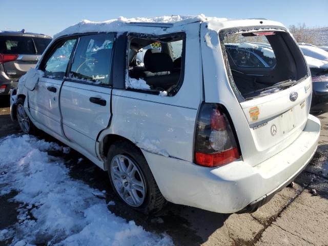 JF1SG66608H725796 - 2008 SUBARU FORESTER S WHITE photo 3