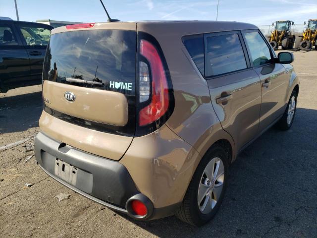 KNDJN2A23G7288776 - 2016 KIA SOUL BROWN photo 4