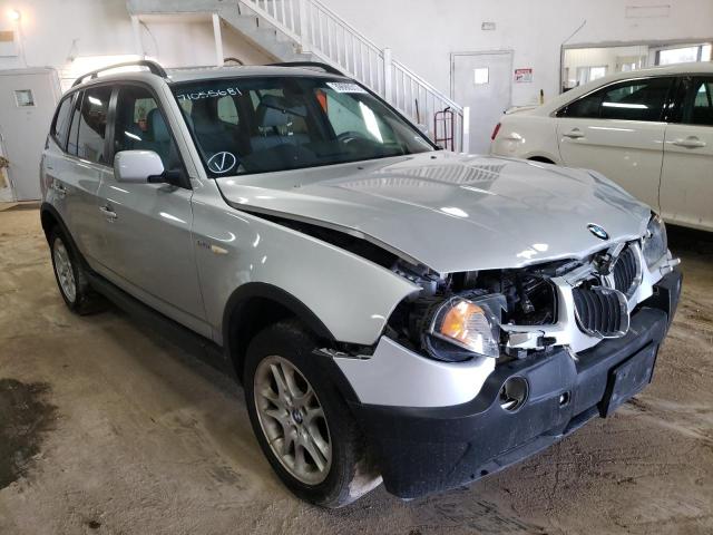 WBXPA73485WC46341 - 2005 BMW X3 2.5I SILVER photo 1