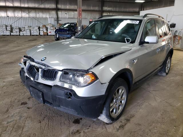 WBXPA73485WC46341 - 2005 BMW X3 2.5I SILVER photo 2