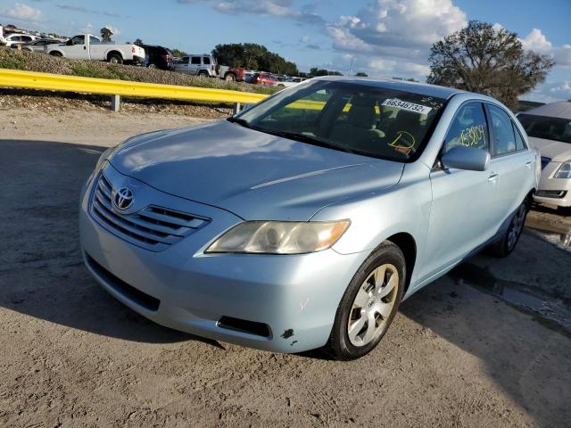 4T1BE46K88U746576 - 2008 TOYOTA CAMRY CE TURQUOISE photo 2