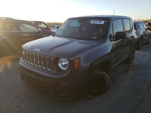 ZACCJBAB6JPJ37698 - 2018 JEEP RENEGADE S Grafit foto 2