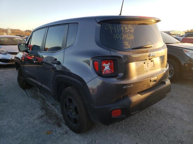 ZACCJBAB6JPJ37698 - 2018 JEEP RENEGADE S Grafit foto 3