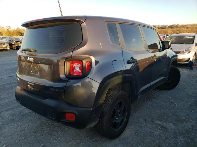ZACCJBAB6JPJ37698 - 2018 JEEP RENEGADE S Grafit foto 4