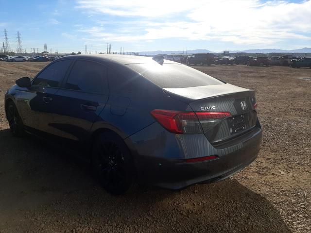 2HGFE2F58NH521725 - 2022 HONDA CIVIC SPOR CHARCOAL photo 3