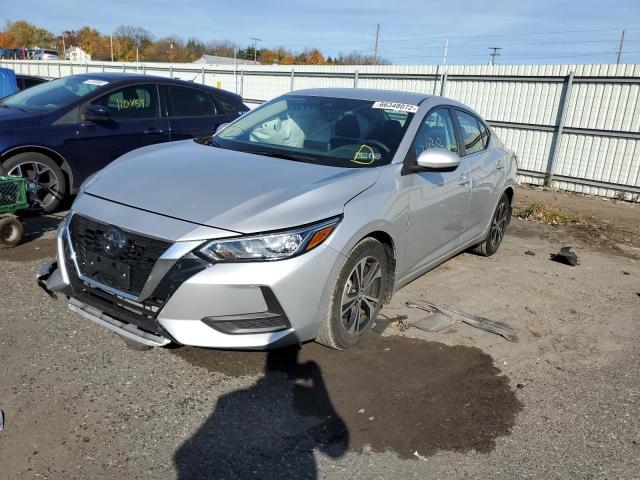 3N1AB8CV6MY230113 - 2021 NISSAN SENTRA SV SILVER photo 2