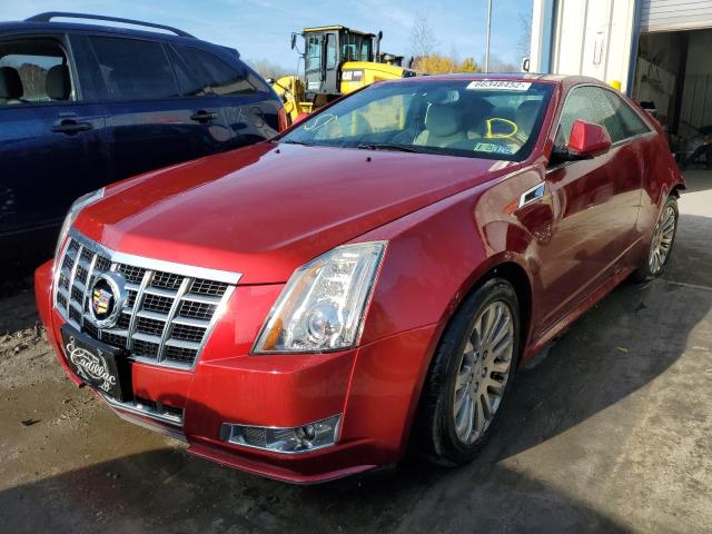 1G6DH1E30E0159906 - 2014 CADILLAC CTS PREMIU RED photo 2