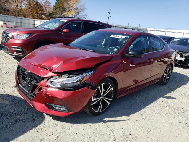 3N1AB8DV7LY210109 - 2020 NISSAN SENTRA SR RED photo 2