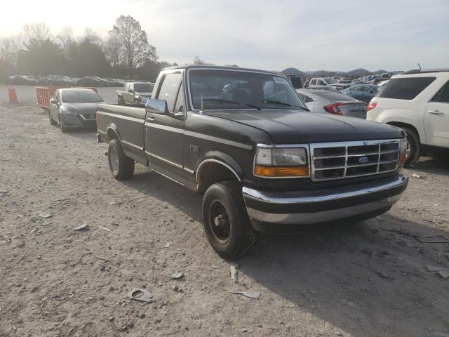 1FTEF14N3RNB00691 - 1994 FORD F150 BLACK photo 1