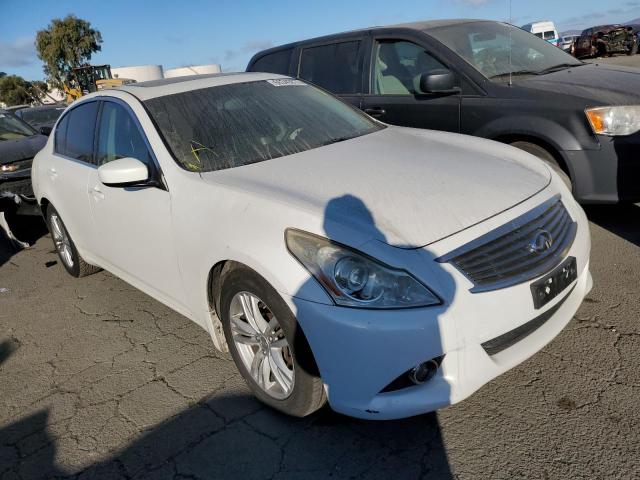 JN1DV6APXCM813007 - 2012 INFINITI G25 BASE WHITE photo 1