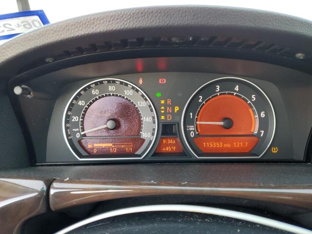 WBAHL83538DT12007 - 2008 BMW 750 I Negro foto 9