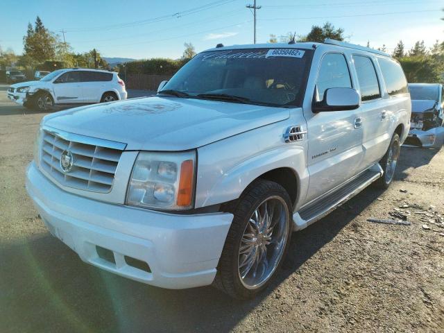 3GYFK66N65G182097 - 2005 CADILLAC ESCALADE E WHITE photo 2