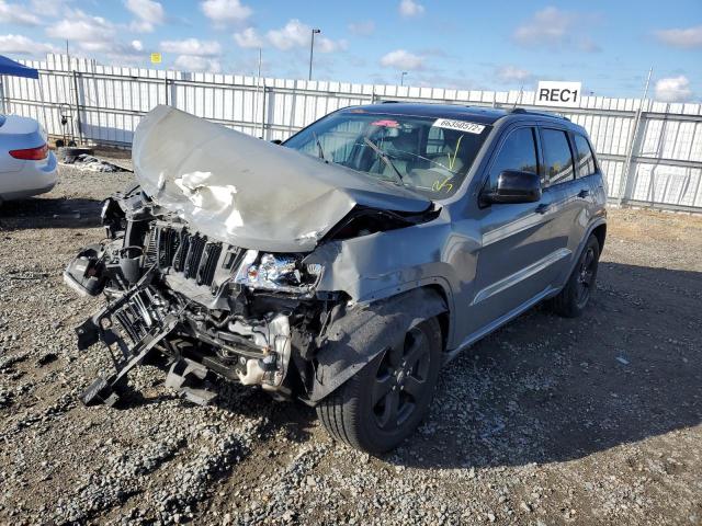 1J4RS4GT0BC521370 - 2011 JEEP GRAND CHER GRAY photo 2