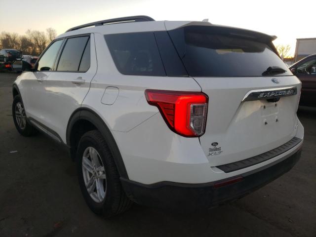 1FMSK8DH1MGC50082 - 2021 FORD EXPLORER X WHITE photo 3