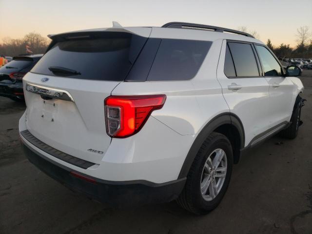 1FMSK8DH1MGC50082 - 2021 FORD EXPLORER X WHITE photo 4