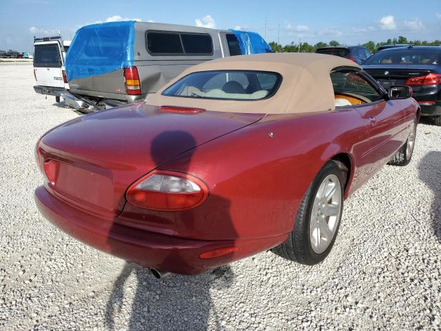 SAJJA42C5YNA02264 - 2000 JAGUAR XK8 MAROON photo 4