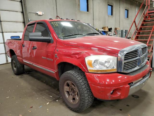 3D7KS28C76G176096 - 2006 DODGE RAM 2500 S RED photo 1