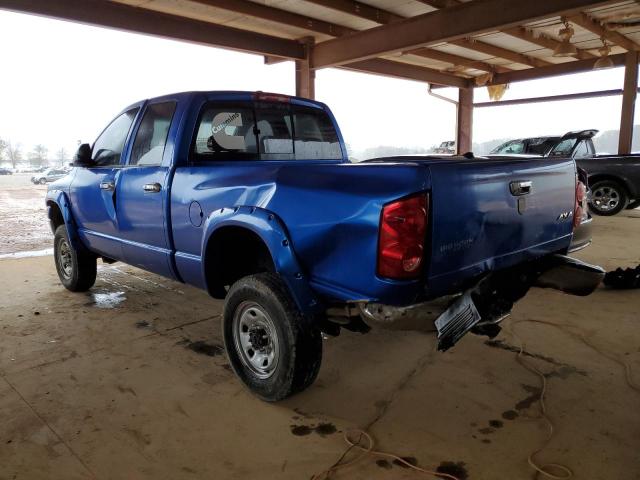 1D7KS28C97J567363 - 2007 DODGE RAM 2500 S BLUE photo 3