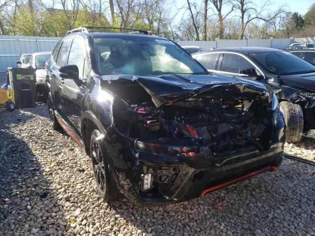 JF2SKAKCXKH537870 - 2019 SUBARU FORESTER S BLACK photo 1