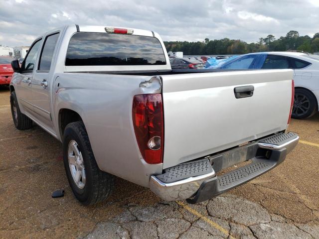 1GCDSCFE7C8136390 - 2012 CHEVROLET COLORADO L SILVER photo 3