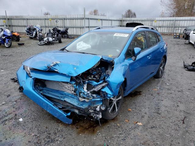 4S3GTAD66N3702906 - 2022 SUBARU IMPREZA PR BLUE photo 2