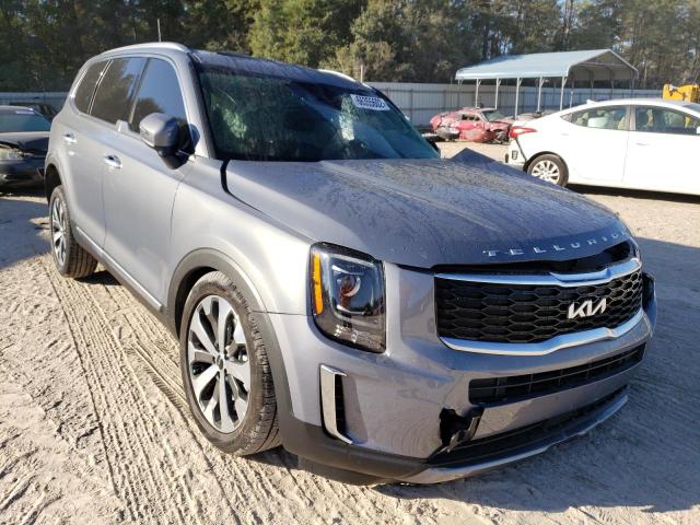 5XYP64HCXNG292048 - 2022 KIA TELLURIDE GRAY photo 1