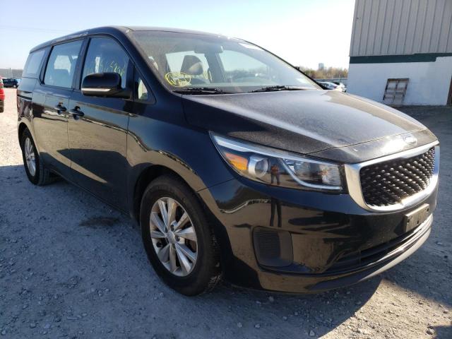 KNDMA5C14G6111609 - 2016 KIA SEDONA L BLACK photo 1