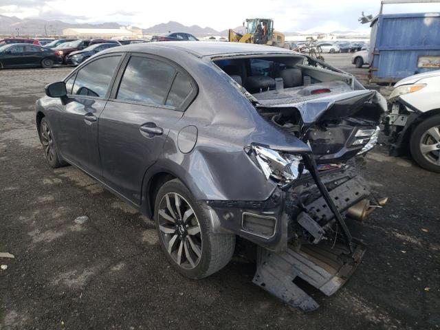 19XFB2F90FE037538 - 2015 HONDA CIVIC EXL 石墨色 照片 3