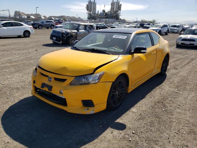 JTKJF5C7XC3023063 - 2012 TOYOTA SCION TC ყვითელი ფოტო 2