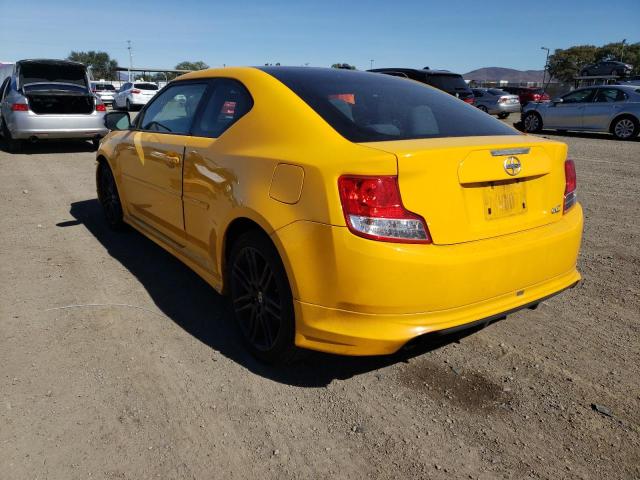 JTKJF5C7XC3023063 - 2012 TOYOTA SCION TC ყვითელი ფოტო 3