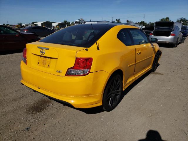 JTKJF5C7XC3023063 - 2012 TOYOTA SCION TC ყვითელი ფოტო 4