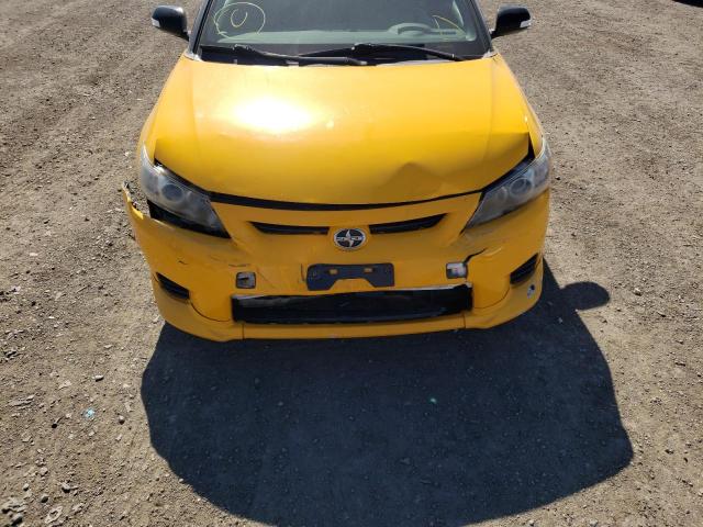 JTKJF5C7XC3023063 - 2012 TOYOTA SCION TC ყვითელი ფოტო 9