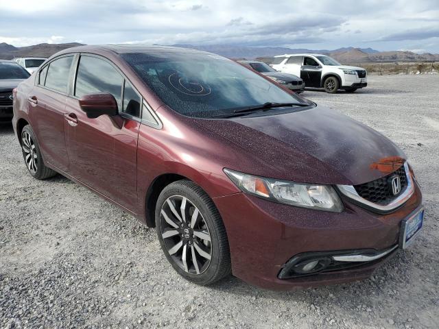 19XFB2F99FE205113 - 2015 HONDA CIVIC EXL Bordeaux photo 1