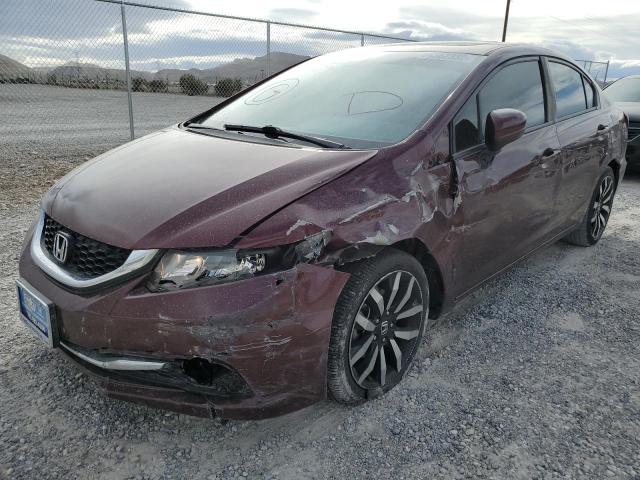19XFB2F99FE205113 - 2015 HONDA CIVIC EXL Bordeaux photo 2