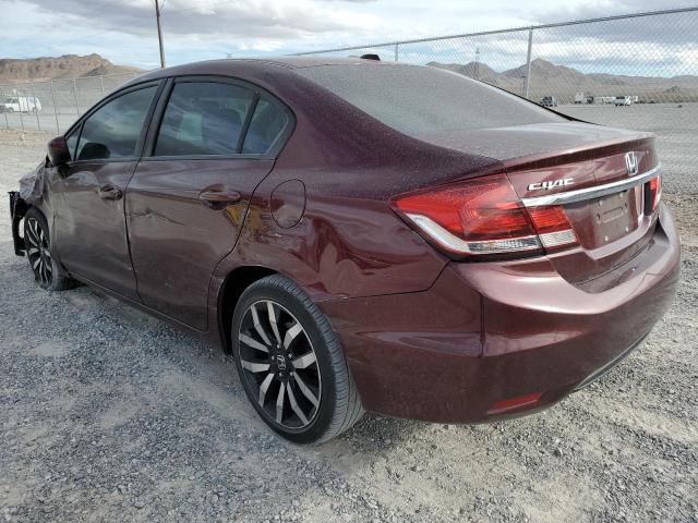 19XFB2F99FE205113 - 2015 HONDA CIVIC EXL Bordeaux photo 3