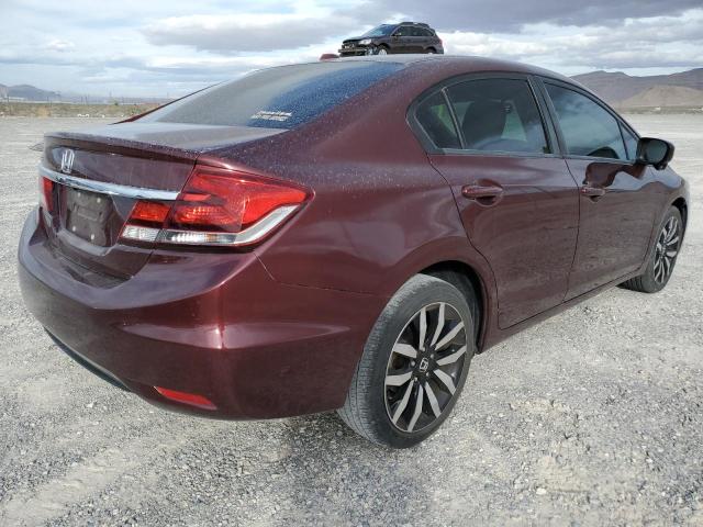 19XFB2F99FE205113 - 2015 HONDA CIVIC EXL Bordeaux photo 4