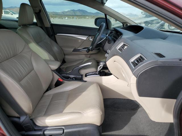 19XFB2F99FE205113 - 2015 HONDA CIVIC EXL Bordeaux photo 5