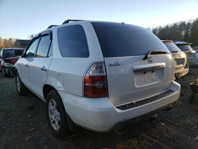 2HNYD18685H555975 - 2005 ACURA MDX TOURIN WHITE photo 3